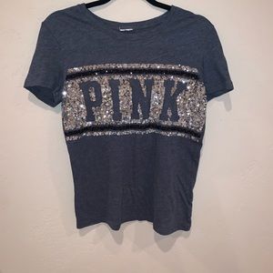 ⭐️3/$15⭐️ PINK Victoria’s Secret gray T-shirt